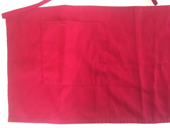 Waitress Waiter Waist Apron 1 Pocket Restaurant Style Uniform Apron - Picture 2 of 3